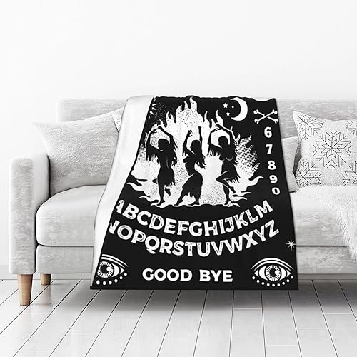Miniatura 4 de Ouija - Manta de baile de bruja, manta suave de franela, acogedora y ligera, regalos de felpa para niños, niñas, mujeres, hombres, sofá, dormitorio,