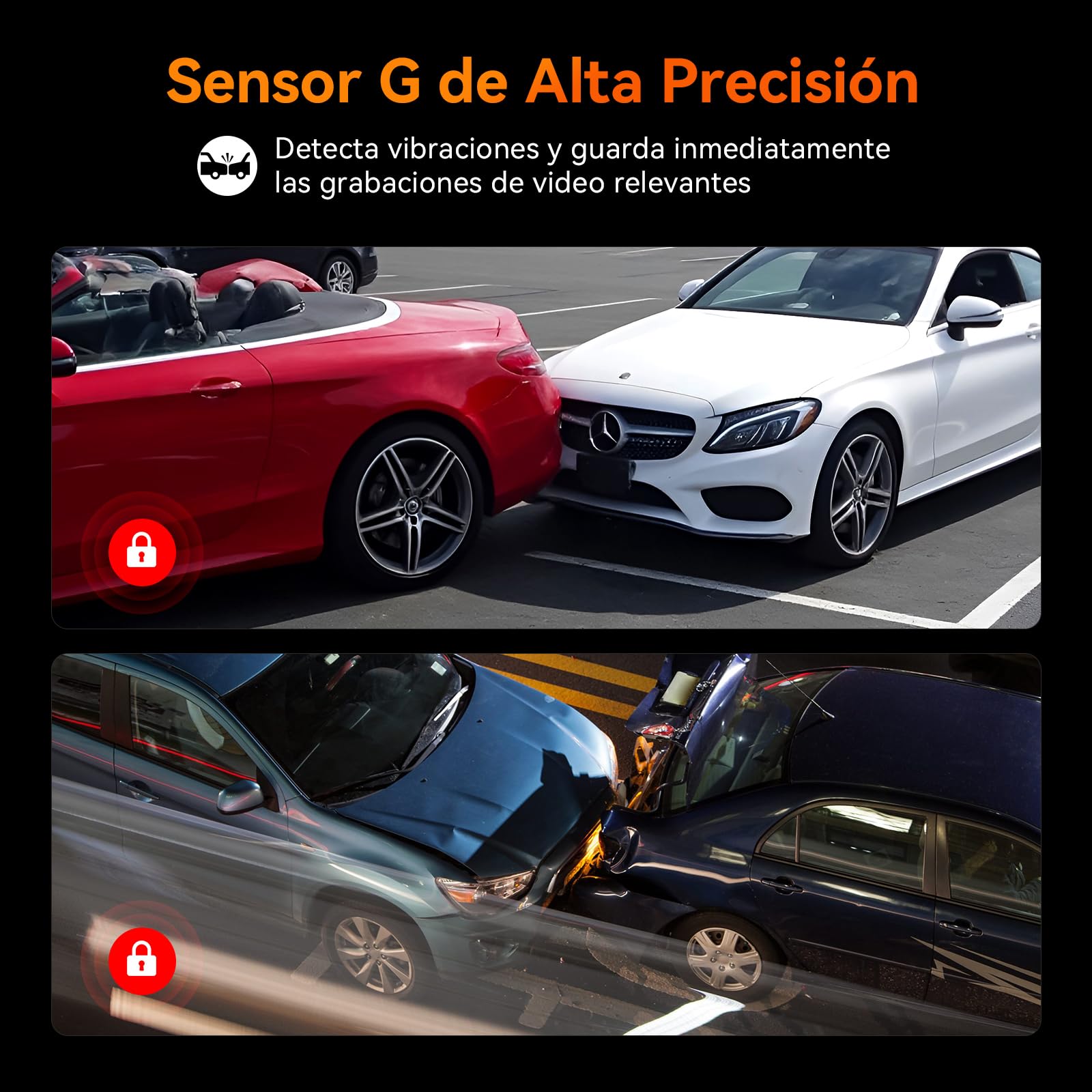 Dashcam, Rollei Dash CAM 402 Cámara de Coche con G-Sensor Grabación en Bucle Camara Coche Grabadora con Monitor de Aparcamiento 1080P HD Resolución 130° Gran Angular Dashcam-Dash-CAM-Camera-Coches | Cámara de coche 402 Mini 2.0 pulgadas HD pantalla bucle