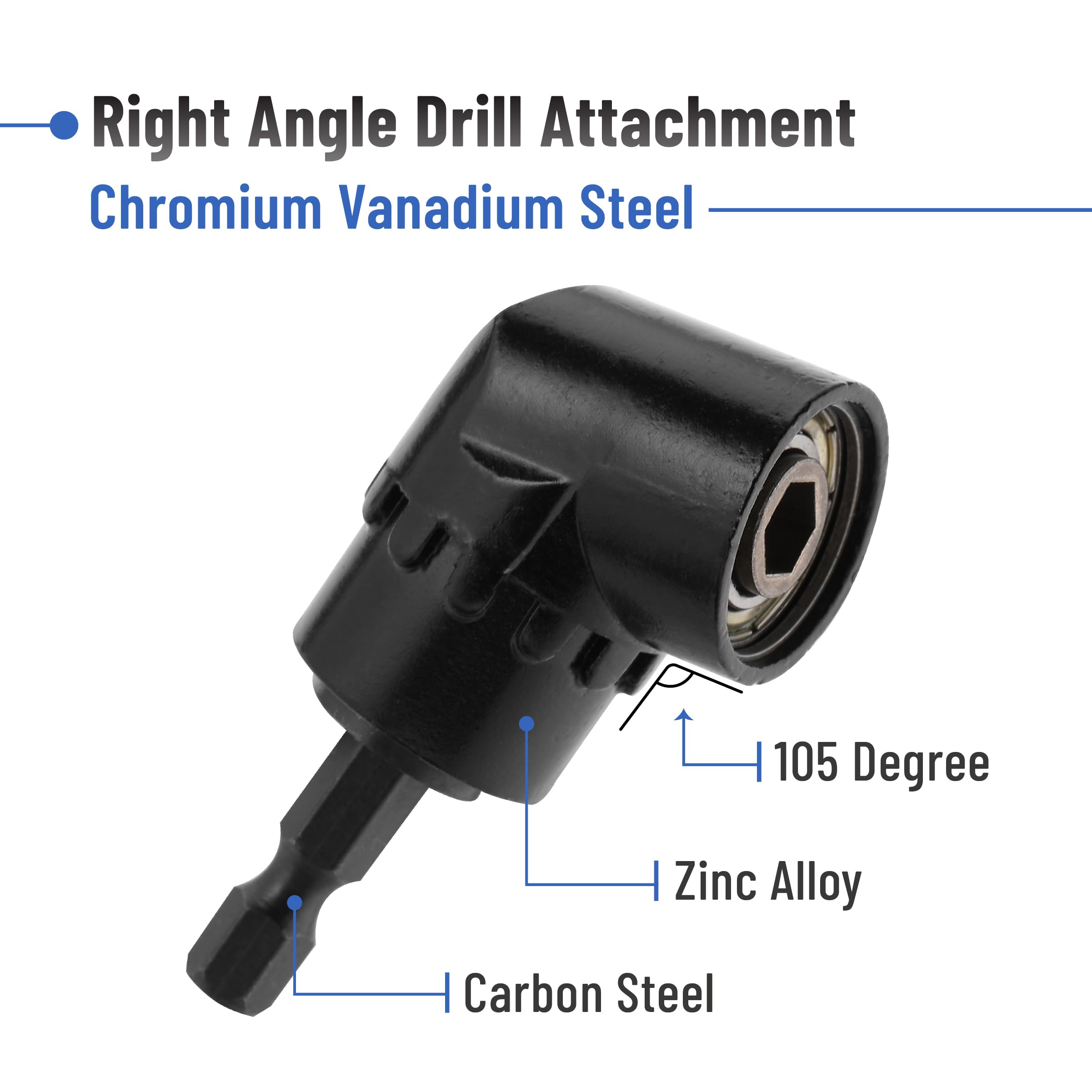Bates Drill Extension Set - Right Angle Adapter -2