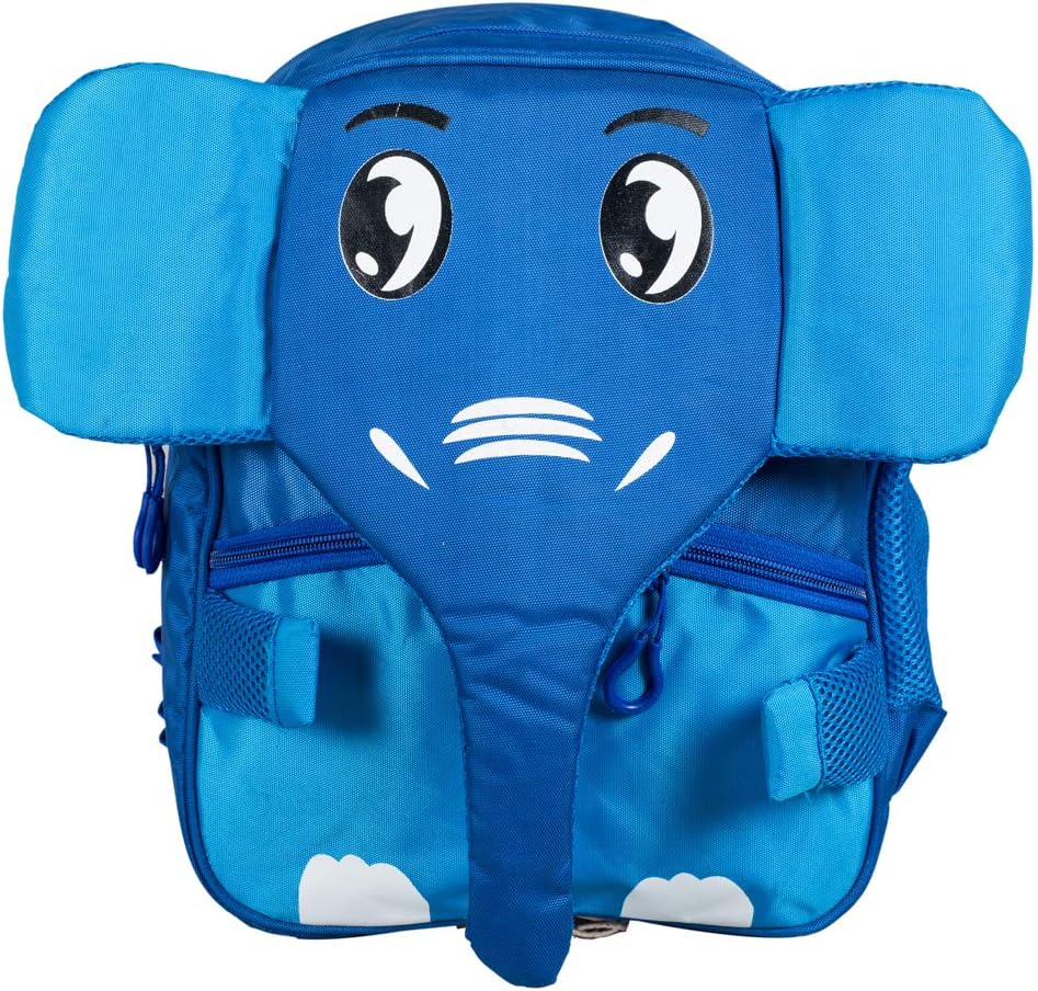 Indian Riders Polyester Elephant School Bag (Blue)