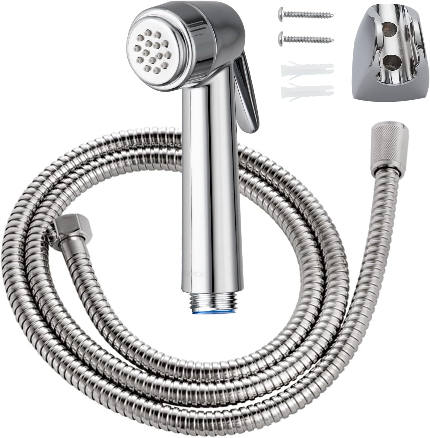 JOMOO Handheld Bidet Sprayer Bathroom Jet Spray Cloth Diaper Sprayer for Toilet Spray Attachment with Hose for Feminine Wash, Without T-Valve and Hook) - - 