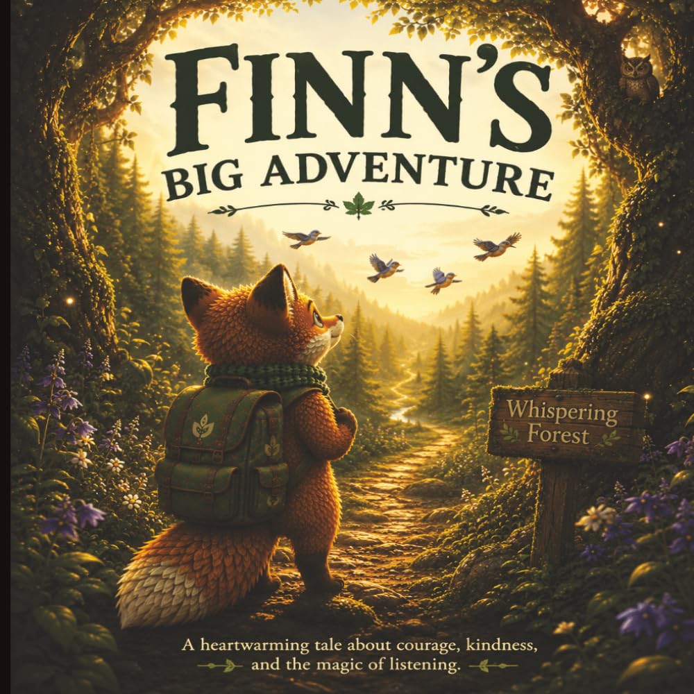 Finn’s Big Adventure: A Heartwarming Forest Adventure About Courage, Kindness, and Teamwork for Kids Ages 5–7 (Finn’s Forest Adventures)