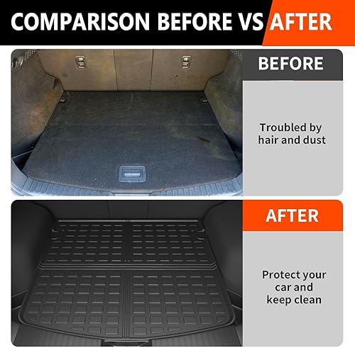 Miniatura 3 de powoq Alfombrilla de maletero compatible con Mazda CX-5 2023 2024 Cargo Liner para todo tipo de clima, alfombrilla de carga de repuesto para