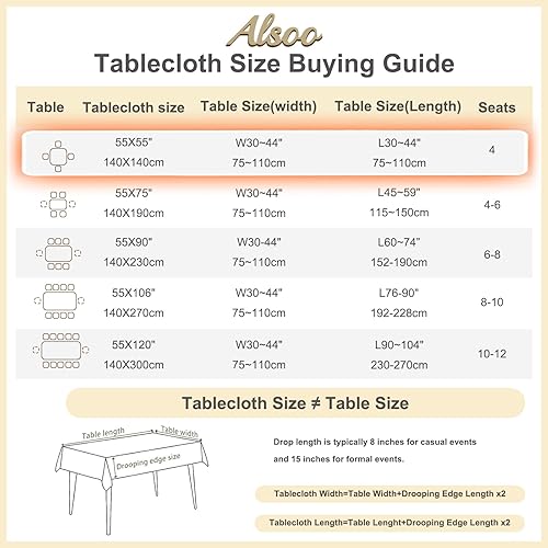 Miniatura 3 de Mantel rectangular de algodón y lino a cuadros, mantel a cuadros con borlas, sin arrugas, lavable para cocina, comedor, picnic, beige y blanco, 55 x