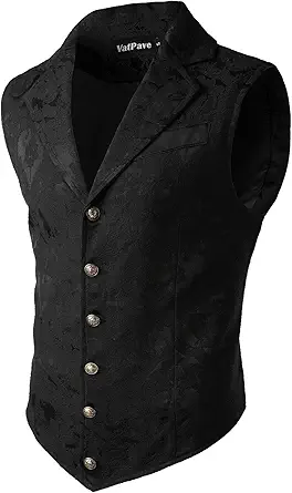 Men's Victorian Steampunk Waistcoat Vest
