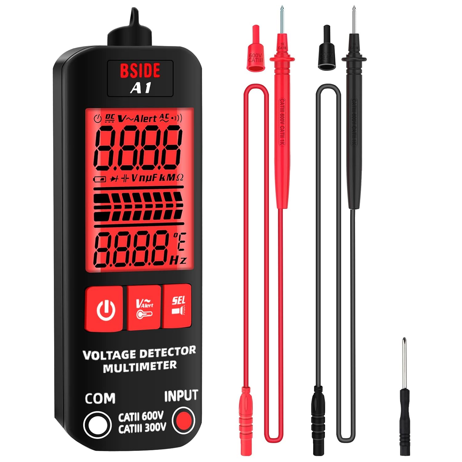 Automatic Digital Multimeter Tester with DC AC Voltmeter,Cruxer Non
