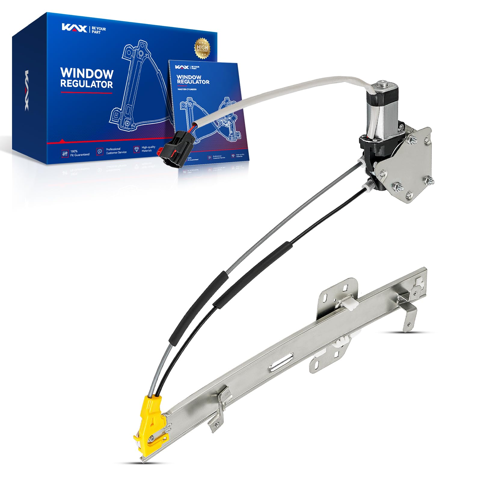 KAX Front Left Power Window Regulator w/Motor Fit for Cherokee 1997-2001