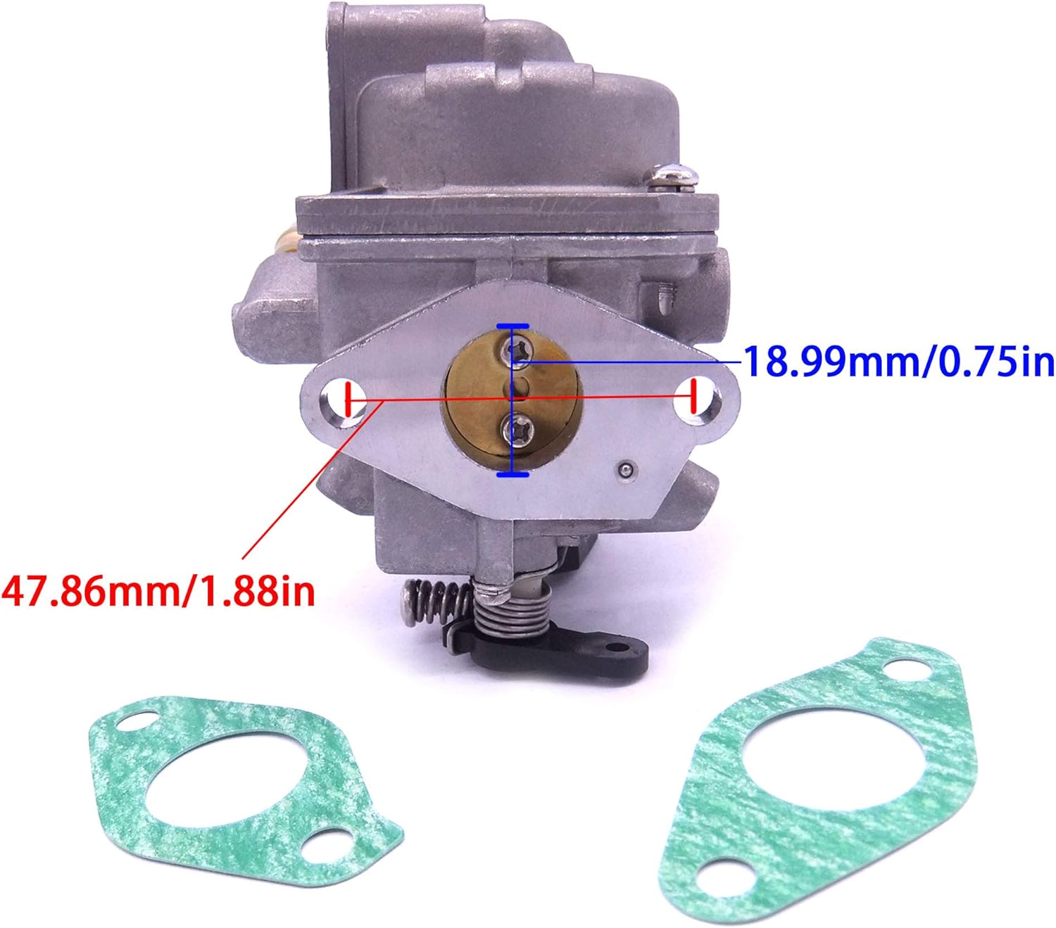 SouthMarine Boat Engine 5041107 Carburetor Assy and 5040959 Carburetor Gasket for Evinrude Johnson OMC 4-Stroke 6HP Outboard Motor