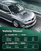 Vista 3 de SCITOO Conjunto de radiador de refrigerante del motor para LX ES300 3.0L y para Toyota Camry 3.0L 1994-1996, Avalon, 3.0L 1995-1999, Reemplazar 1746