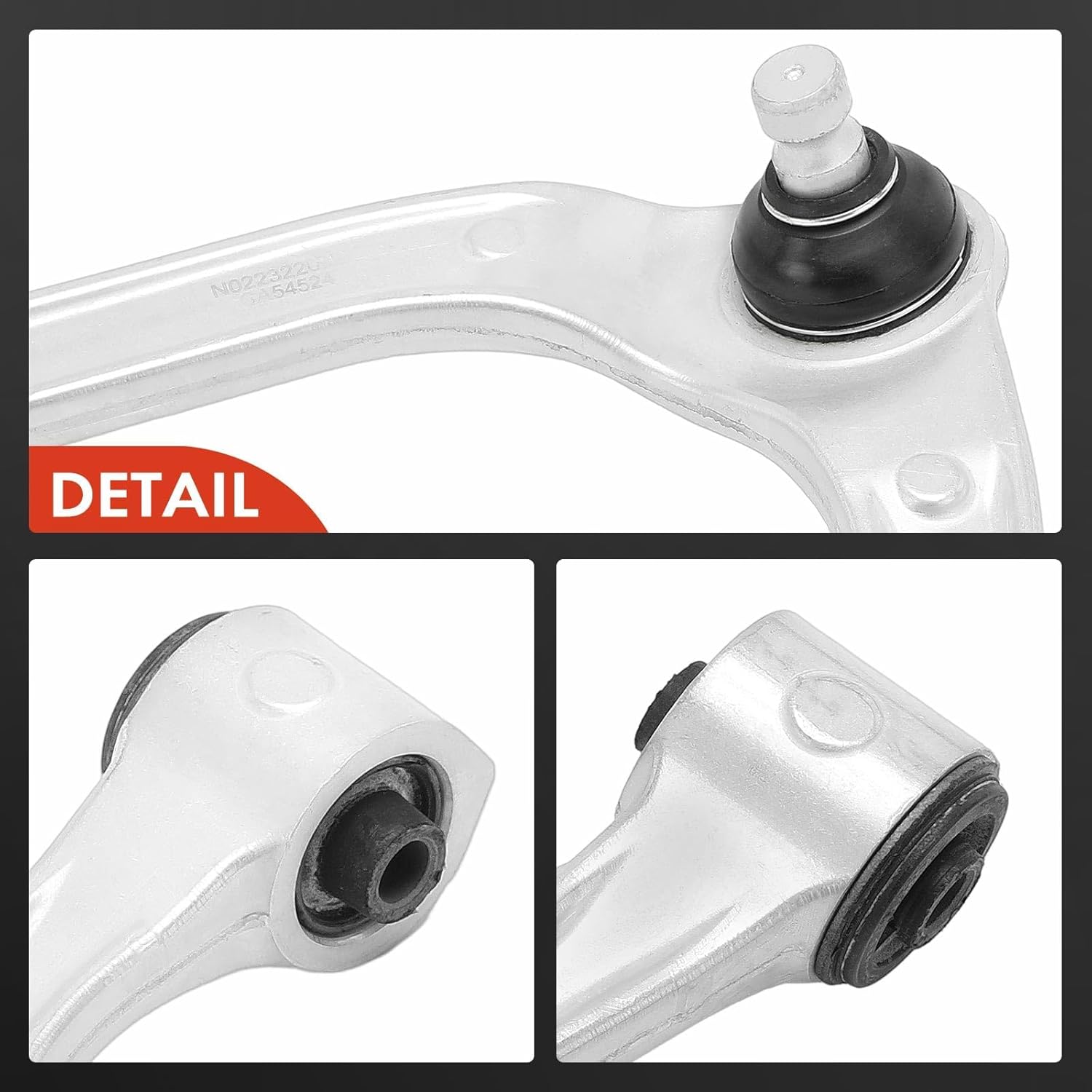 A-Premium 2 x Front Upper Control Arm, with Ball Joint & Bushing, Compatible with Infiniti M35h 2012-2013, M37 2011-2013, M56 2011-2013, Q70 2014-2019, Q70L 2015-2019