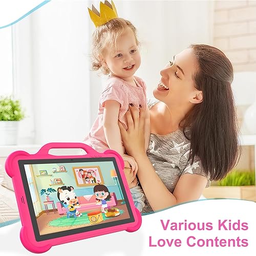 Miniatura 2 de PEICHENG Tablet para niños, Android 14.0 de 10 pulgadas para niños, tableta de control parental para niños pequeños con funda incluida 2+8MP cámara