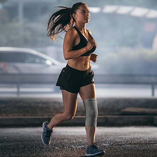 Miniatura 5 de DOUFURT Rodillera para mujeres y hombres, rodillera de compresión de menisco, estabilizador de rótula, soporte de rodilla para dolor de rodilla,