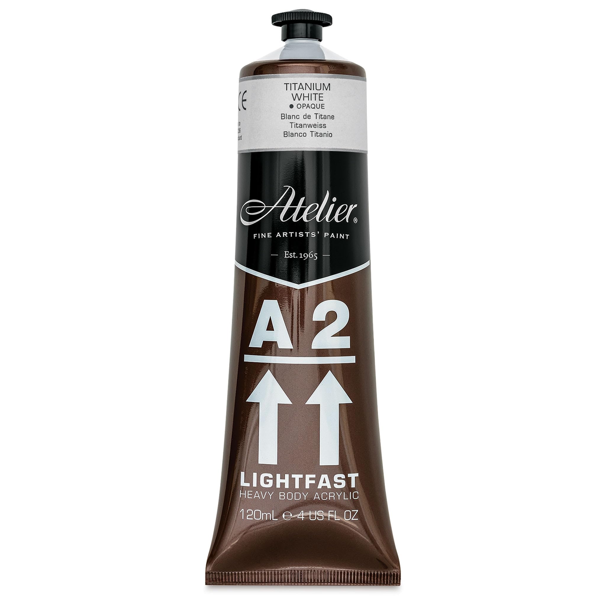 A2 Students Acrylic Paint 120ml Tube Titanium White