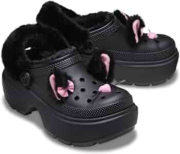 サンダル・ミュール CROCS Stomp Mules - Crocs - Synthetic - Linen Black 196265758005_MAIN_a37bc0f83e_1