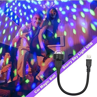 LED Disco Ball Light Lightweight Multi-Sided Design Disco Ball Light