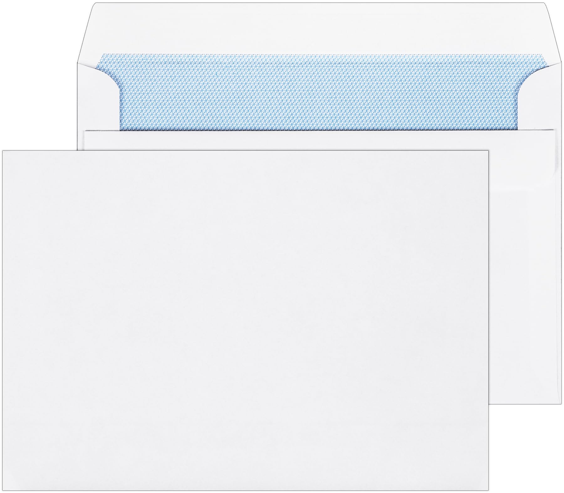 Officely C6 Self Seal Wallet Envelopes 90 GSM 114mm x 162mm, White (Box of 1000) (40 x 25 Packs)