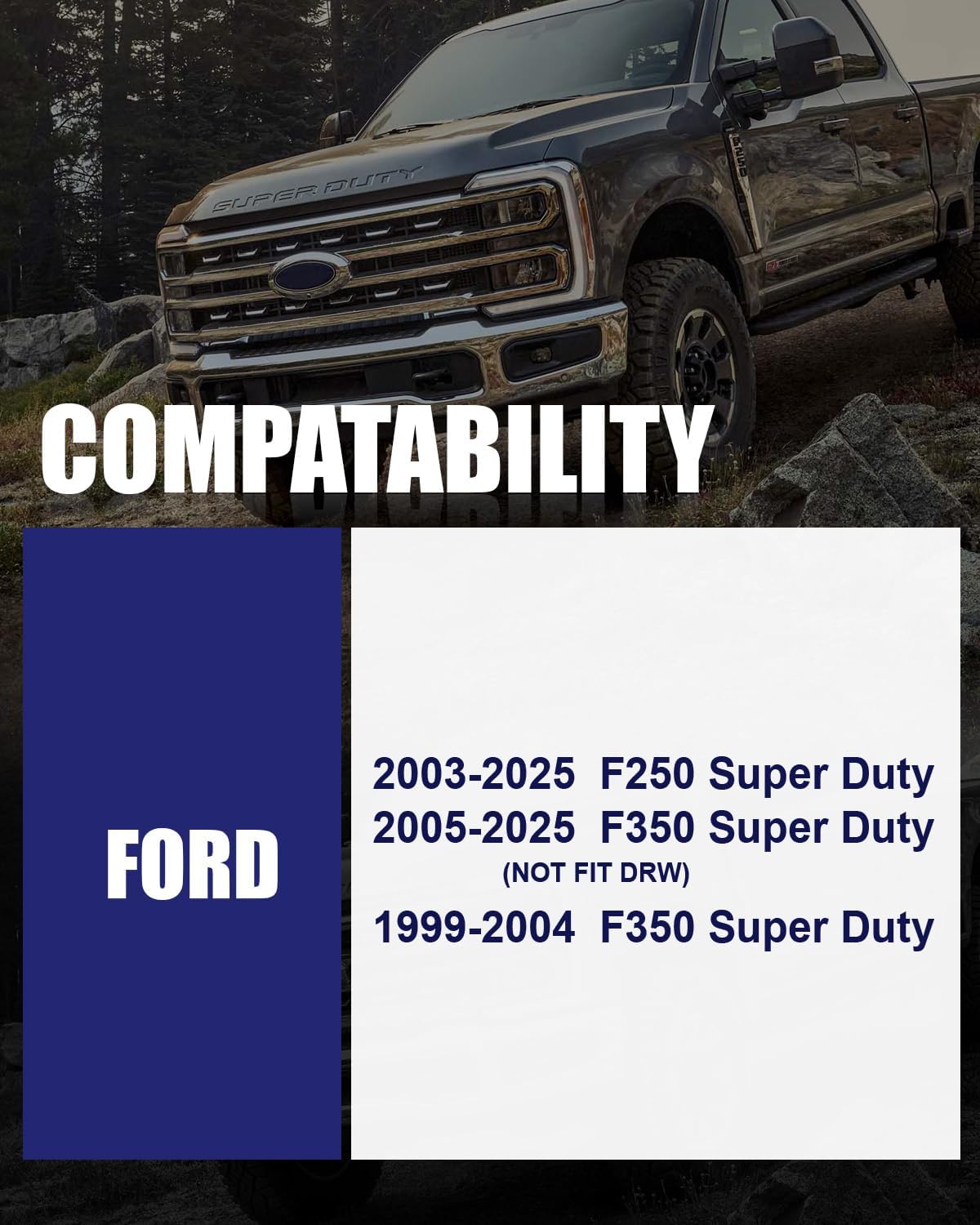 FLYCLE 8x170 2" Wheel Spacers Compatible with 2003-2025 F250 F350 Super Duty, 2 inch 8x170 Forged Wheel Spacers with 14x1.5 Studs & 125mm Center Bore