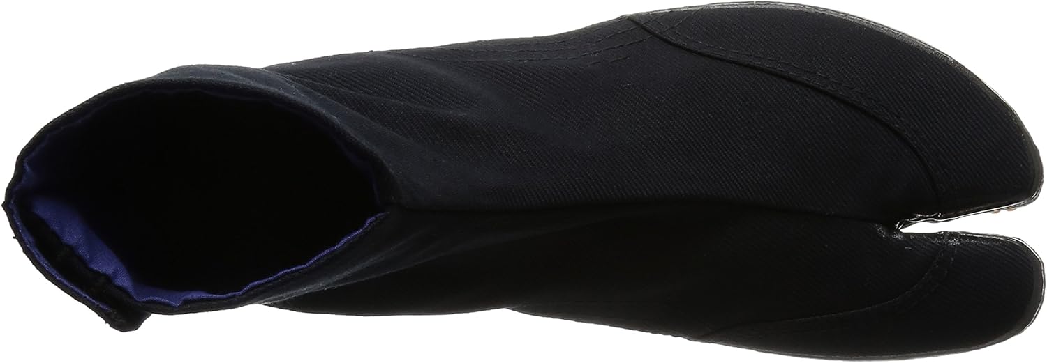 Marugo Kaisoku Japanese Tabi Shoes Black with 5 Clips