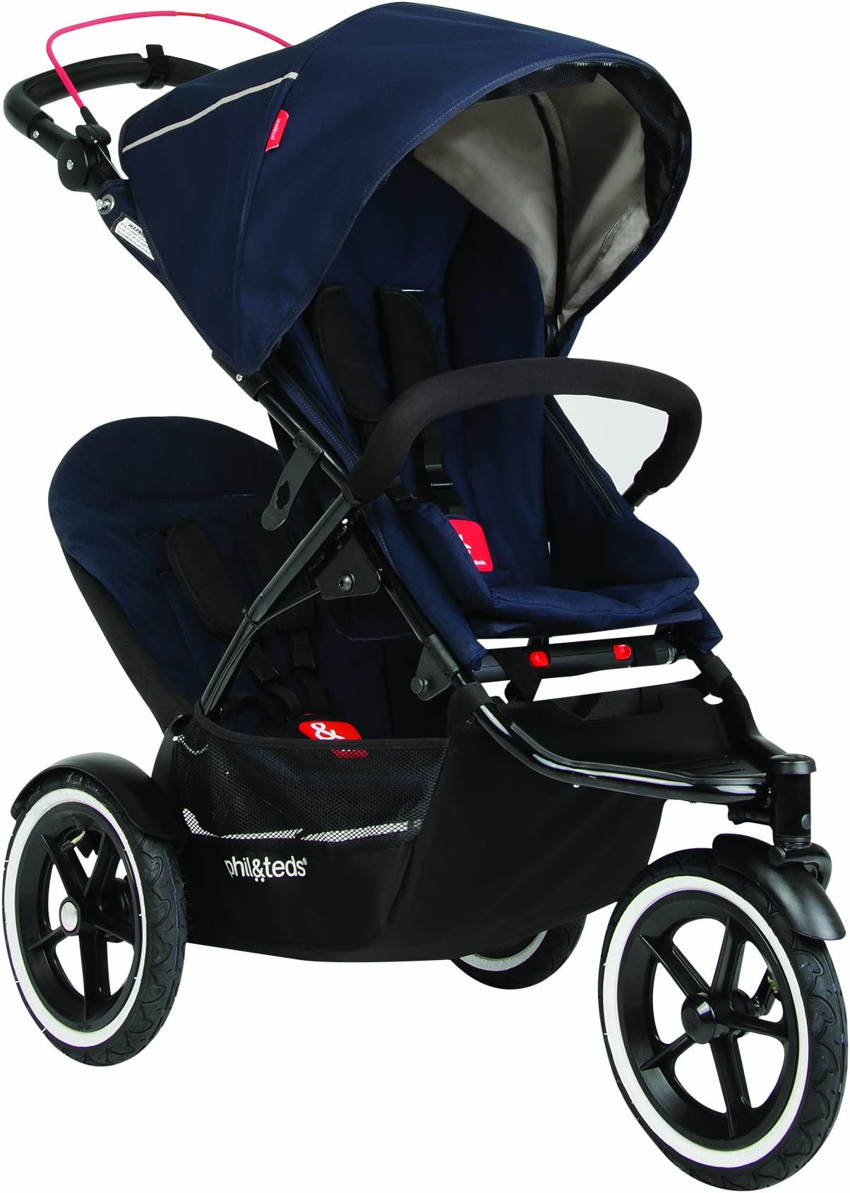 phil&teds Navigator Buggy with Second Seat, Midnight Blue