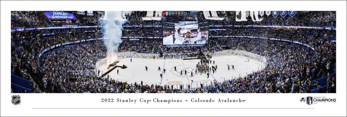 Colorado Avalanche, 2022 Stanley Cup Champions - Unframed 40 x 13.5-inch NHL Poster by Blakeway Panoramas