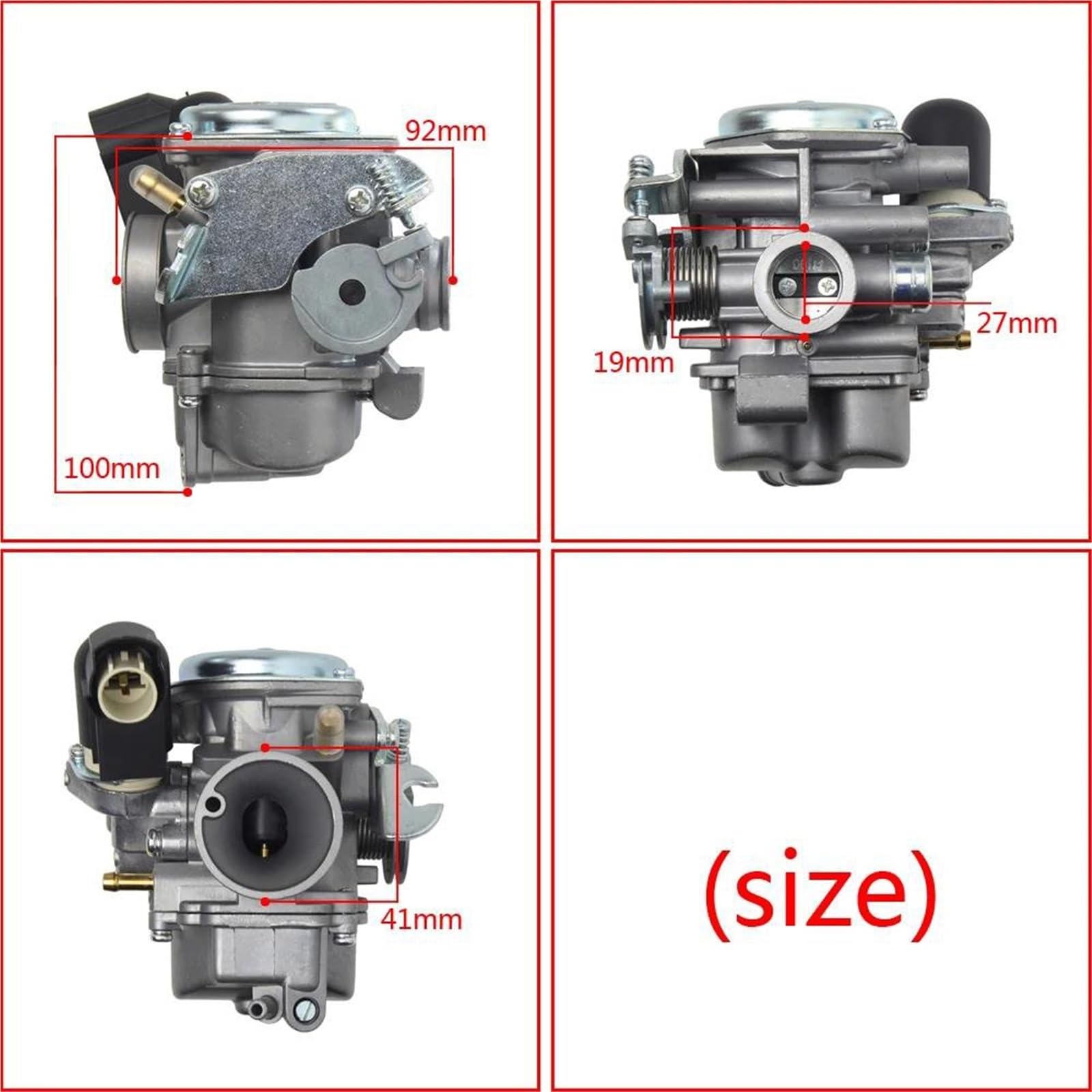 オートバイキャブレター修理キットホンダ （4気筒分） Amazon | キャブレター修理キット 用 CB 400 F CB1 CB-1 NC27 用