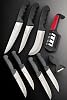 SürLaz 9 Piece Dowry Knife Set Kitchen Knife Set Sharpening Peeling