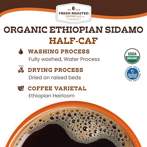 Miniatura 37 de Fresh Roasted Coffee, Peaberry de Tanzania, tostado ligero, Kosher, compatible con K-Cup, 24 cápsulas