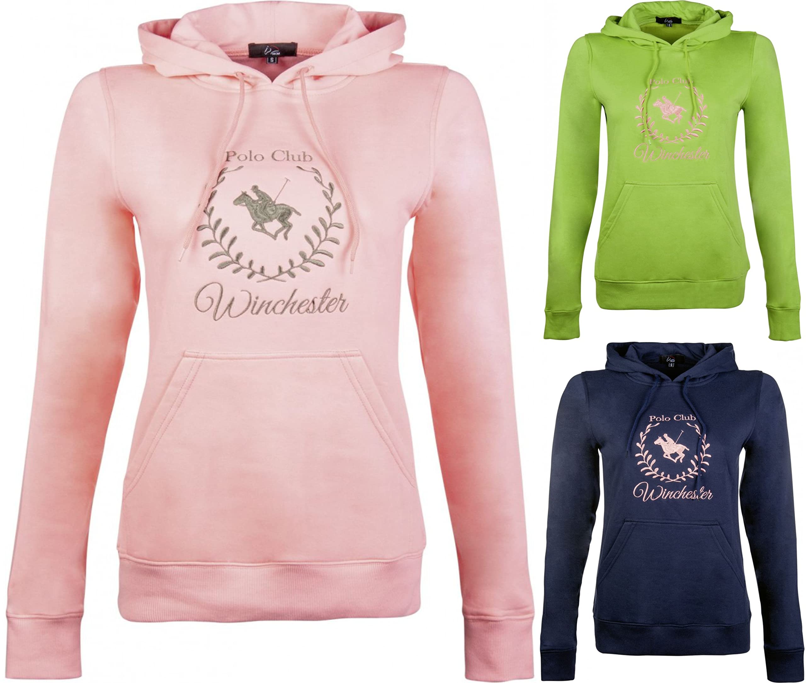 Hkm Classic Polo Hooded Sweatshirt Neon 146