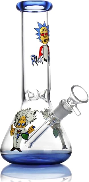 The7boX Beaker Bong Glass Water Pipes with Downstem 14mm Bongs 20cm