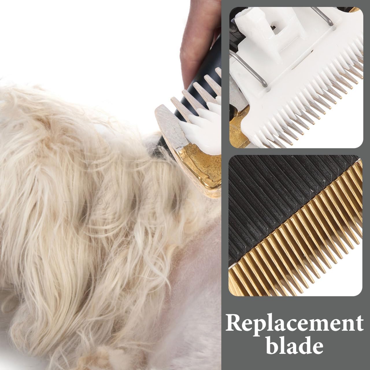 Dog Grooming Blades A-Shape Trimmer Attachment Dog And Cat Clippers Replacement Blade Pet Clippers Replacement Blades Cat Dog Accessory