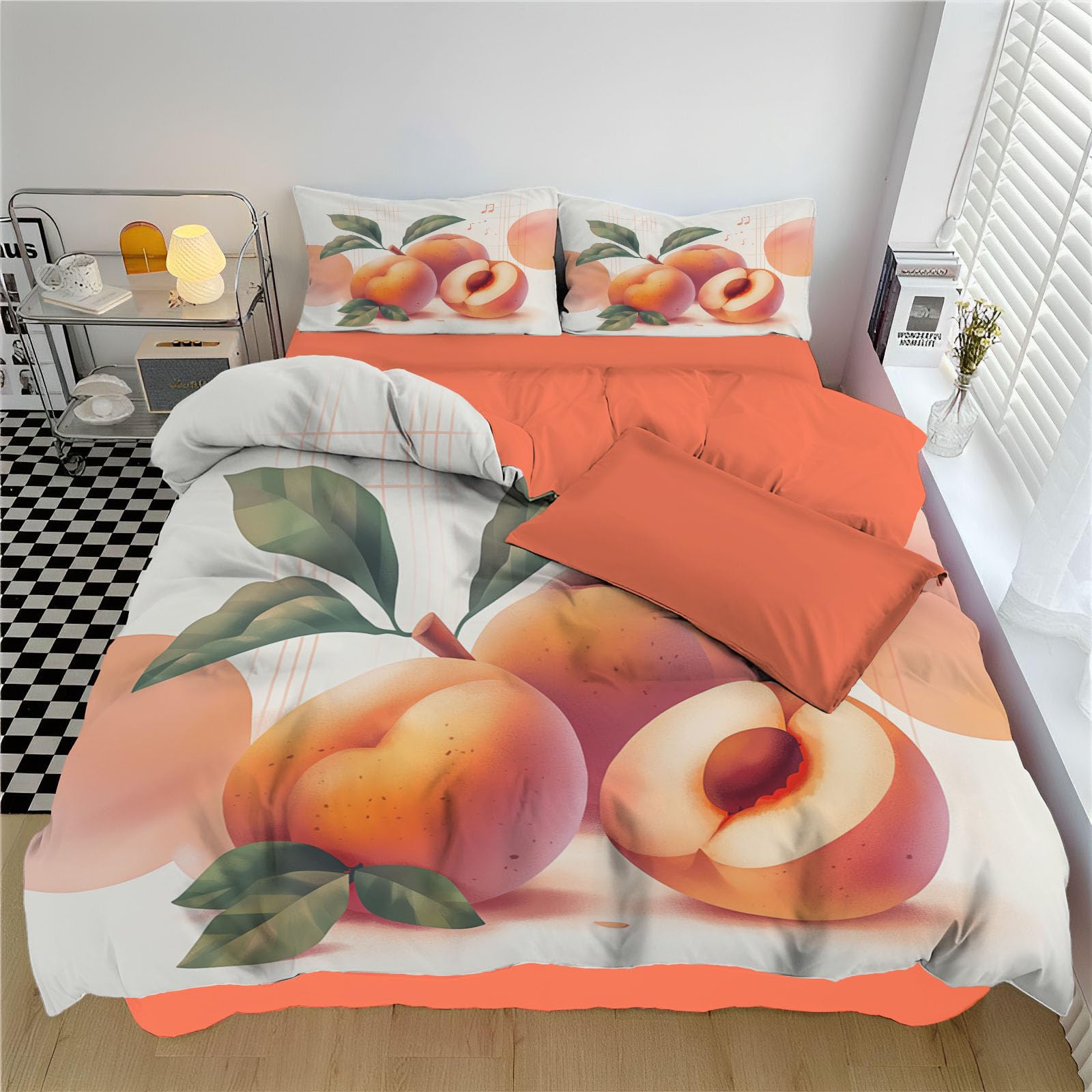 Ensemble pour toute saison microfibre 220x240cm pour chambre à coucher cocooning