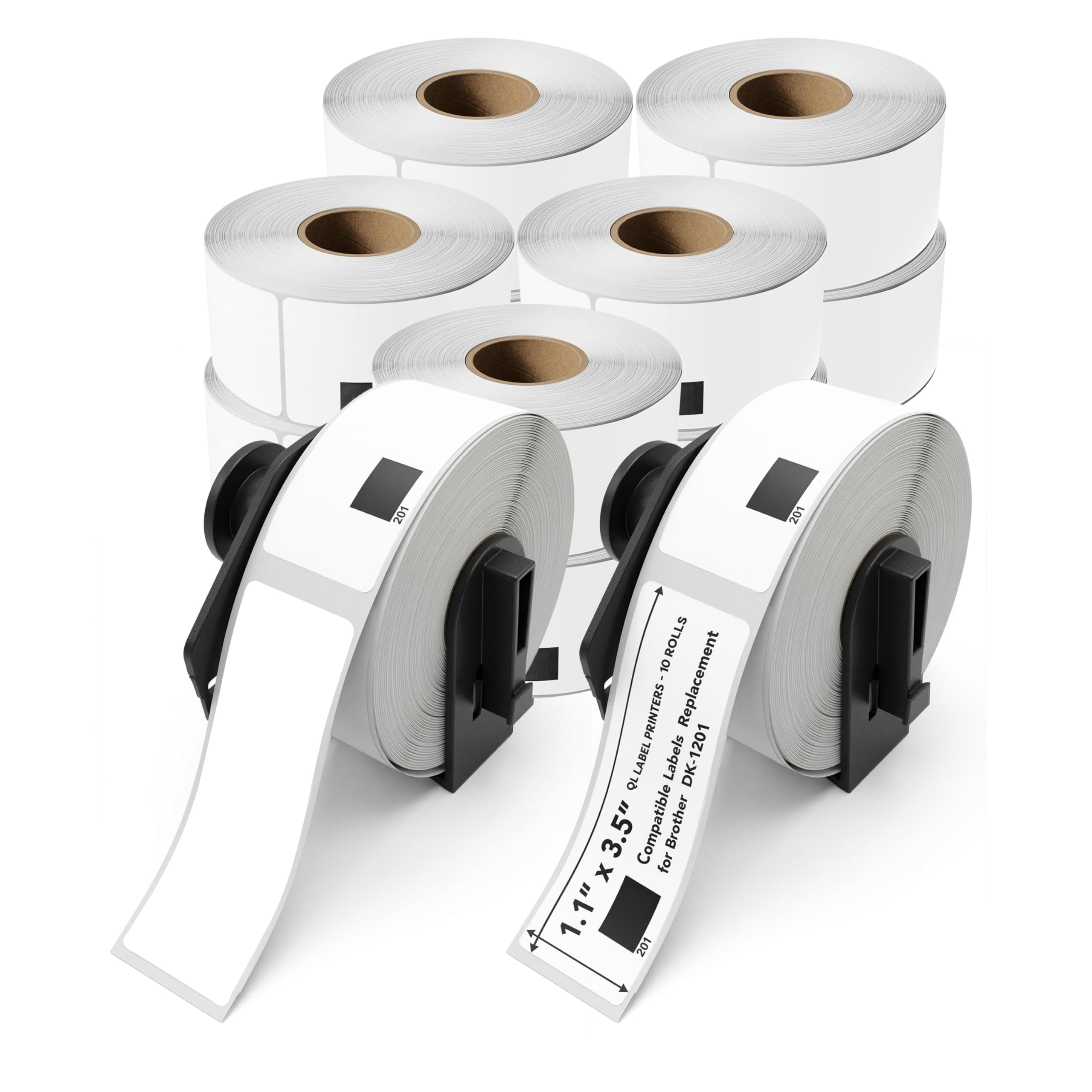 Brother DK-2205 Label Tape - 8 Rolls, 800 Ft -12