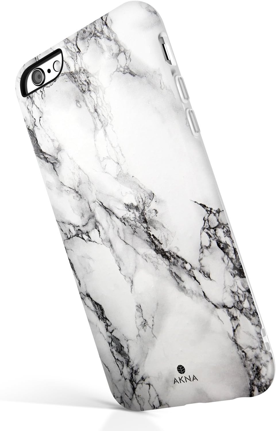 Akna iPhone 6 / 6s case marble, New Glamour Series [All Flexible Soft TPU cover with Fabulous Glossy Pattern for both iPhone 6 & iPhone 6s(4.7¡±iPhone) [White Marble](25-U.K)