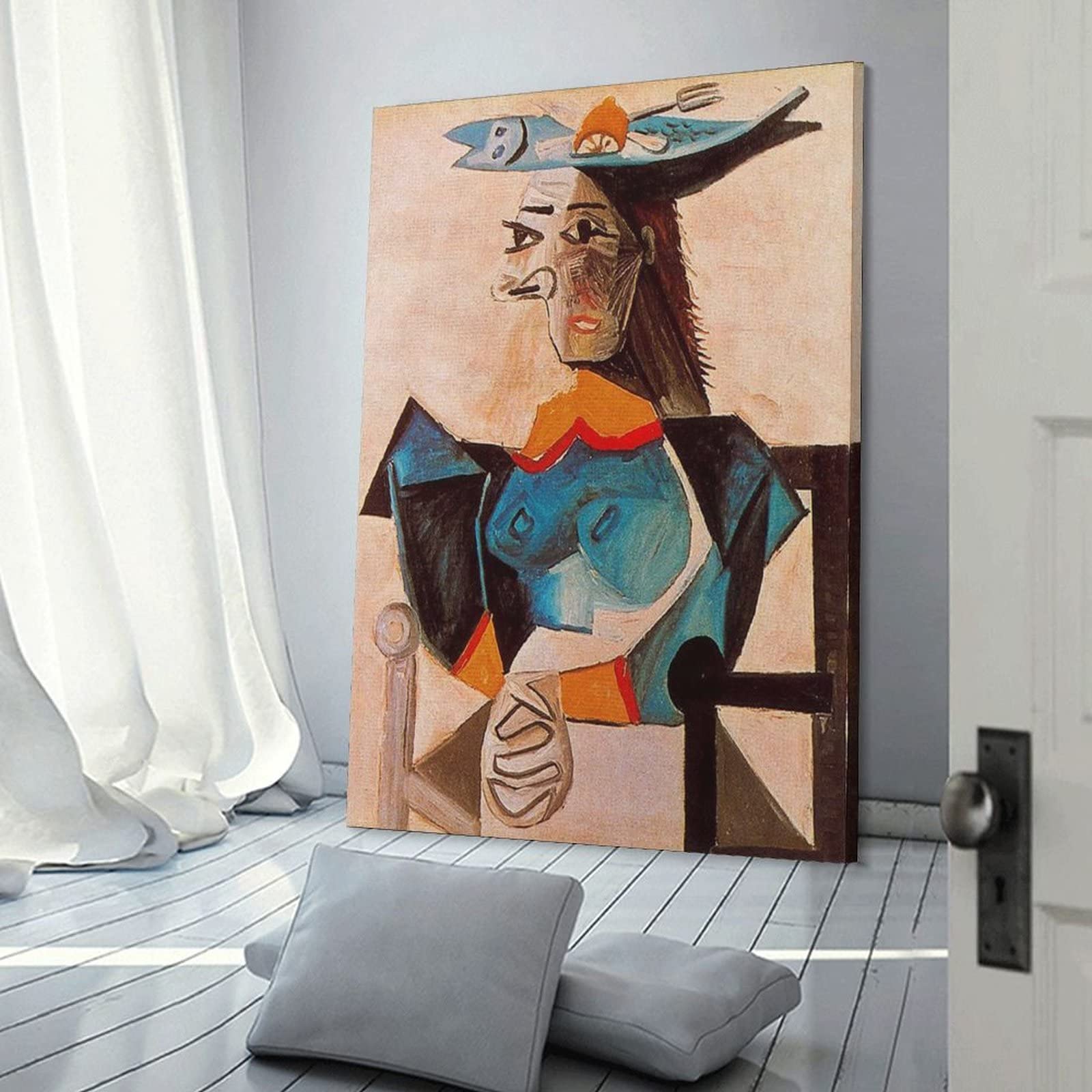 PICASSO【女王イザボー】、高級画集画、状態良好、新品高級額装付 Amazon.com: 29 Paintings of Women by Picasso -Pablo Picasso