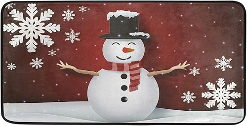Miniatura 7 de Alfombras de cocina de gnomos de Navidad, antideslizantes, tapetes de baño, tapetes de cocina para decoración del hogar, 39 x 20 pulgadas