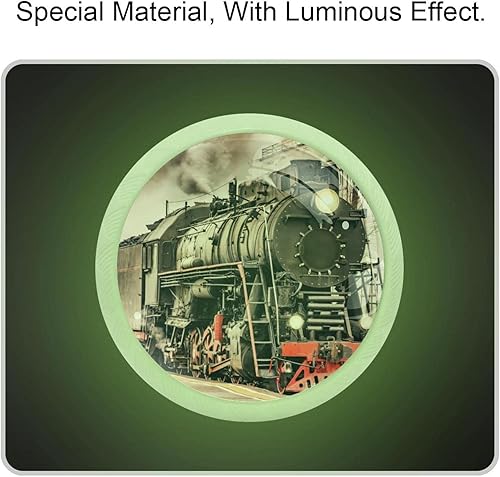 Miniatura 2 de 4 piezas de pomo de cajón con mango retro de tren de vapor que sale de la estación de pintura de gabinete, tiradores de cajón de armario con