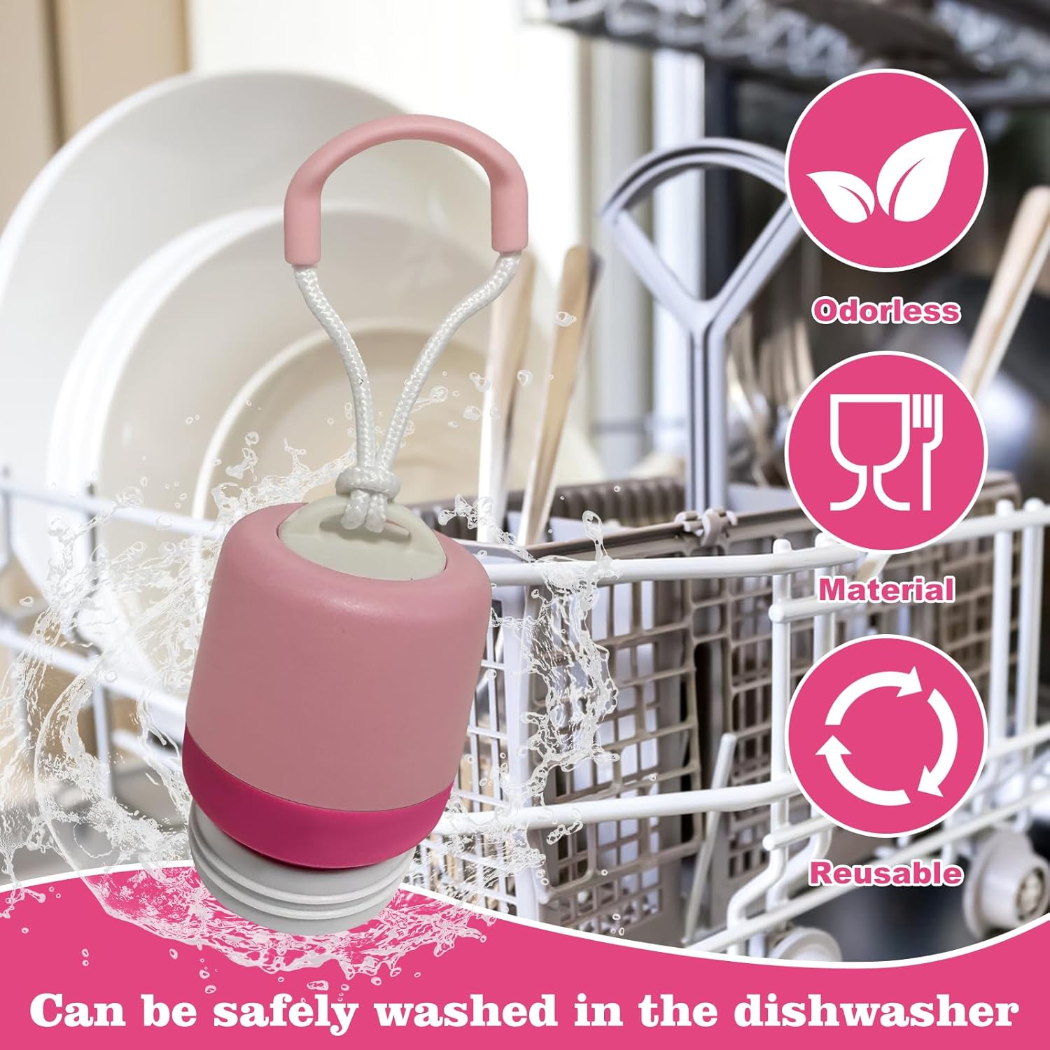 2 in 1 Replacement Lid for Owala FreeSip Twist Water Bottle,Replacement Accessories for Owala FreeSip Twist 18oz 24oz,Replacement Lid Accessory for Owala,Leak-Proof,BPA-Free - Image 5