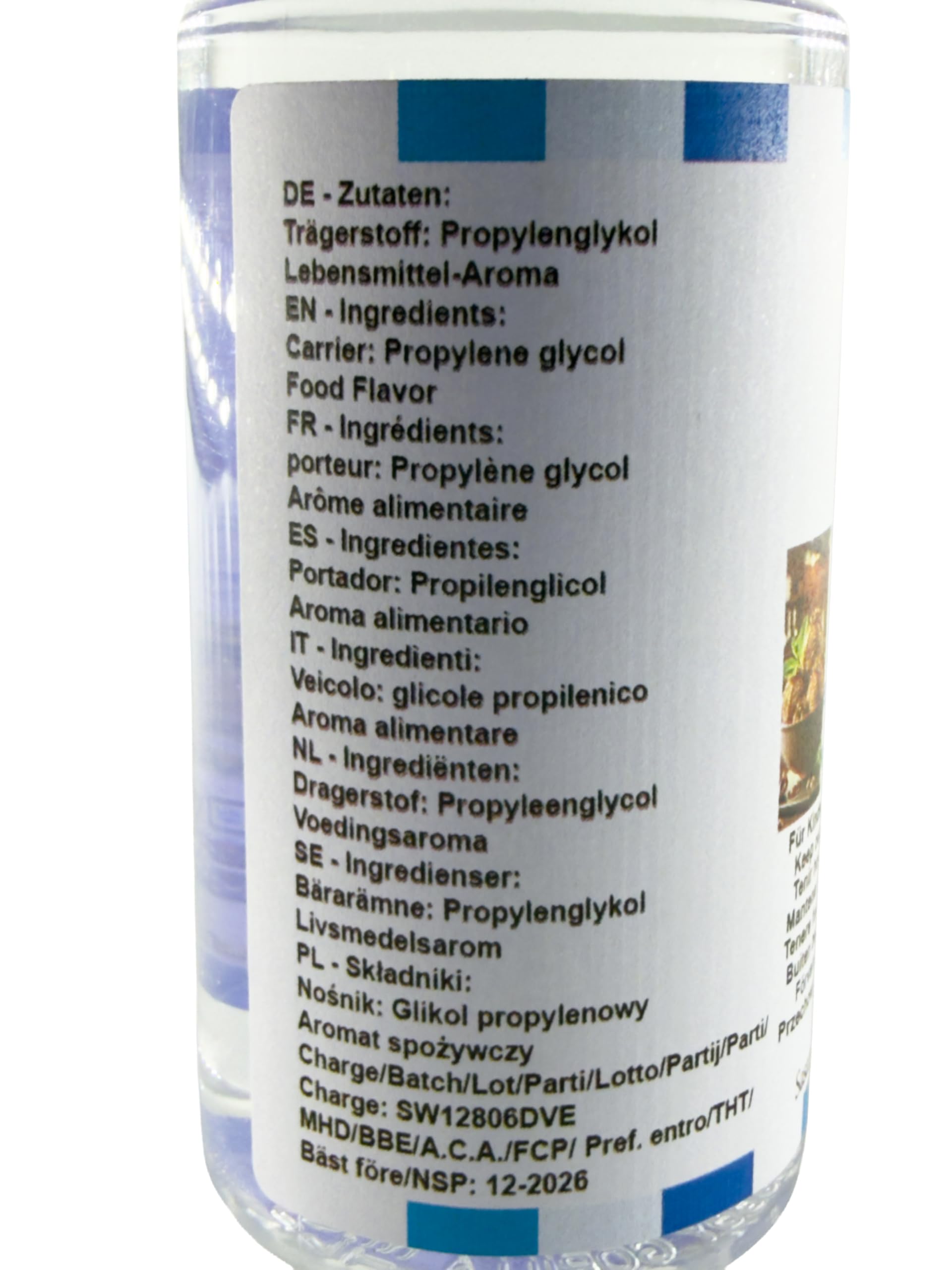 Lody orzech włoski aromat koncentrat – Wegański – Sasami – 100ml