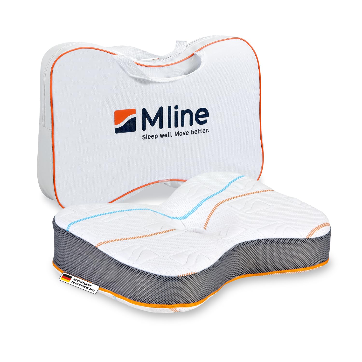 M LINE | Athletic Pillow | Orthopädisches Kopfkissen - Kissen 