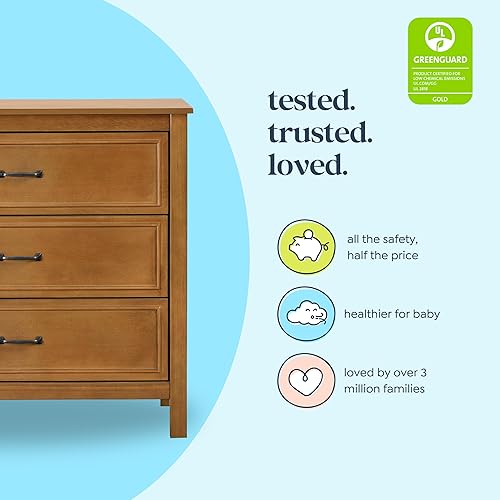 Miniatura 4 de DaVinci Charlie - Cómoda de 3 cajones en castaña