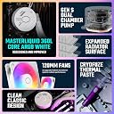 Cooler Master ML360L Core ARGB CPU Liquid Cooler - White | Support Intel & AMD Processor - LGA1700, LGA1200, LGA1151, AM5, AM4 | Gen S Dual Chamber Pump | 360mm AIO | New Pressure Optimised Fans gallery image