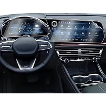 for 2025 Chevrolet Traverse Screen Protector for 2024 2025 Chevy Traverse/Blazer EV/Equinox EV 17.7" Infotainment & 11" Digital Gauge Cluster Display Protective Film 4PCS