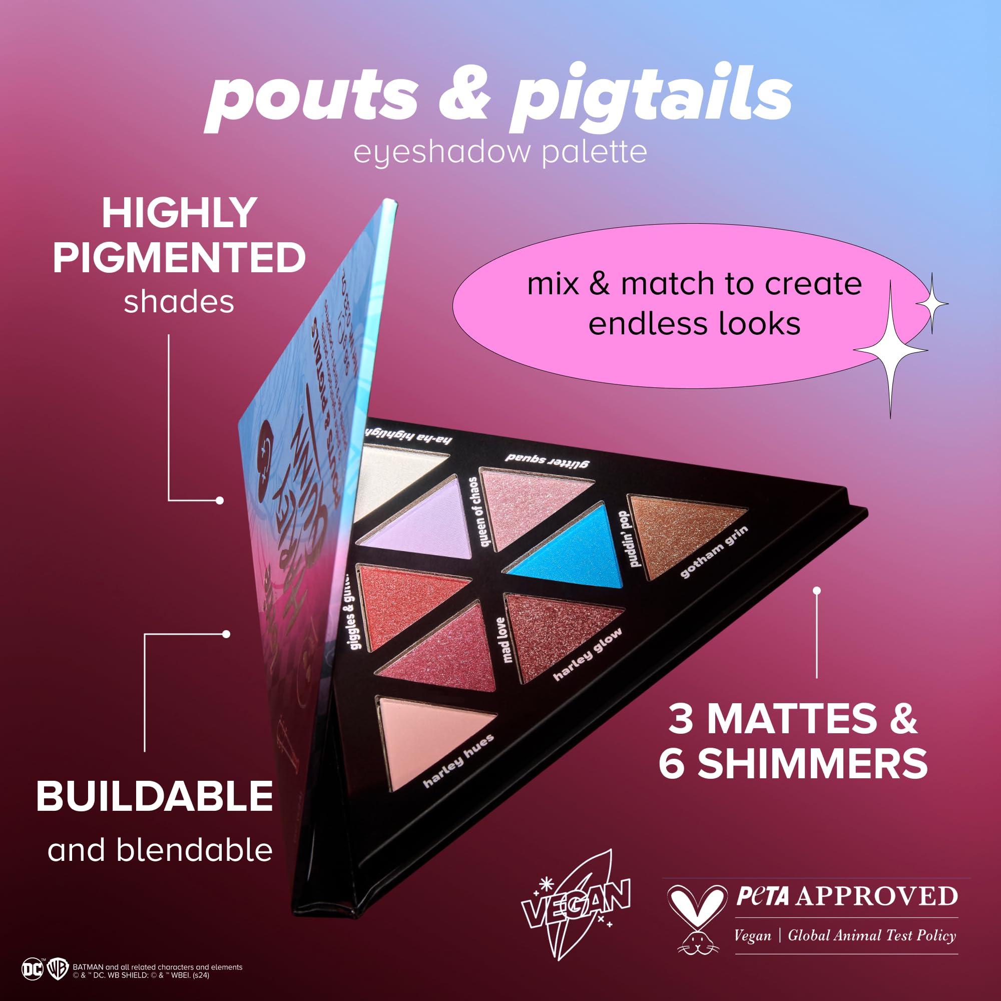 Amazon.com : Lottie London x Harley Quinn Mad Love Eyeshadow 