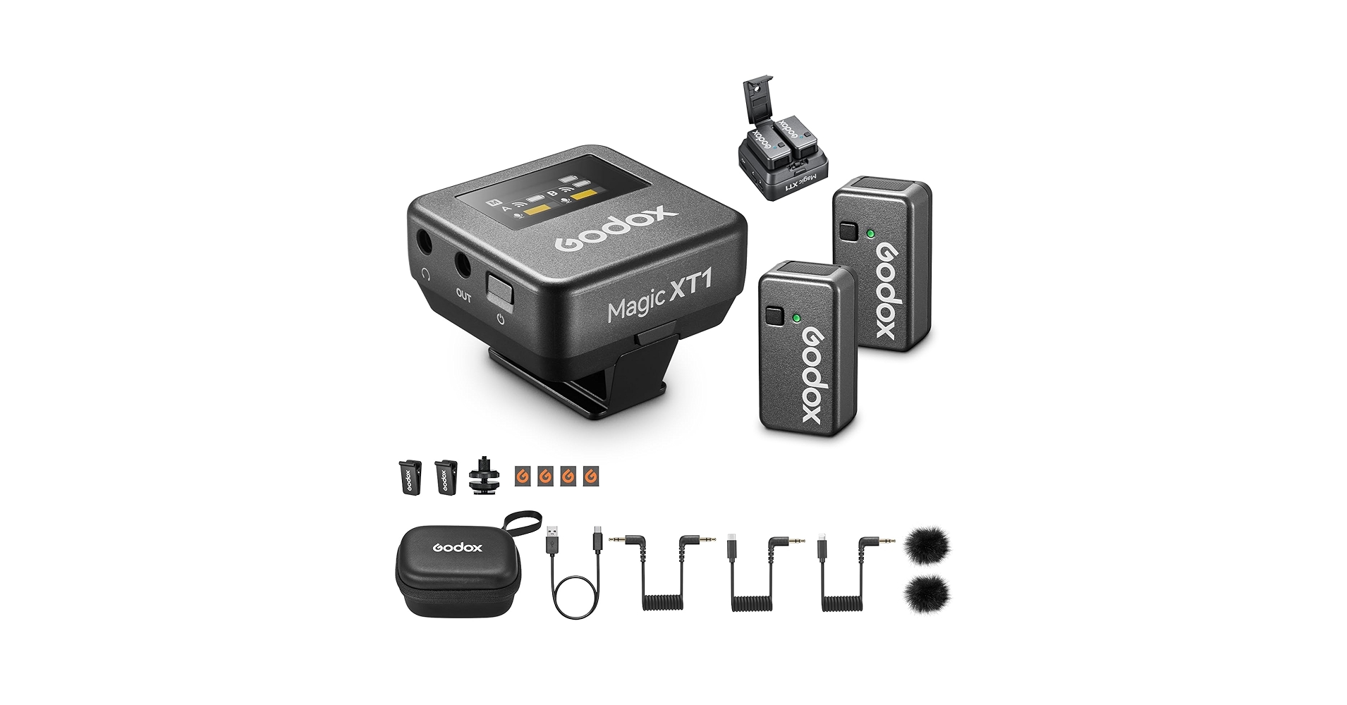 Godox Magic XT1 ワイヤレスマイクセット Amazon | GODOX Magic XT1 ワントリガーツー2.4Gワイヤレス