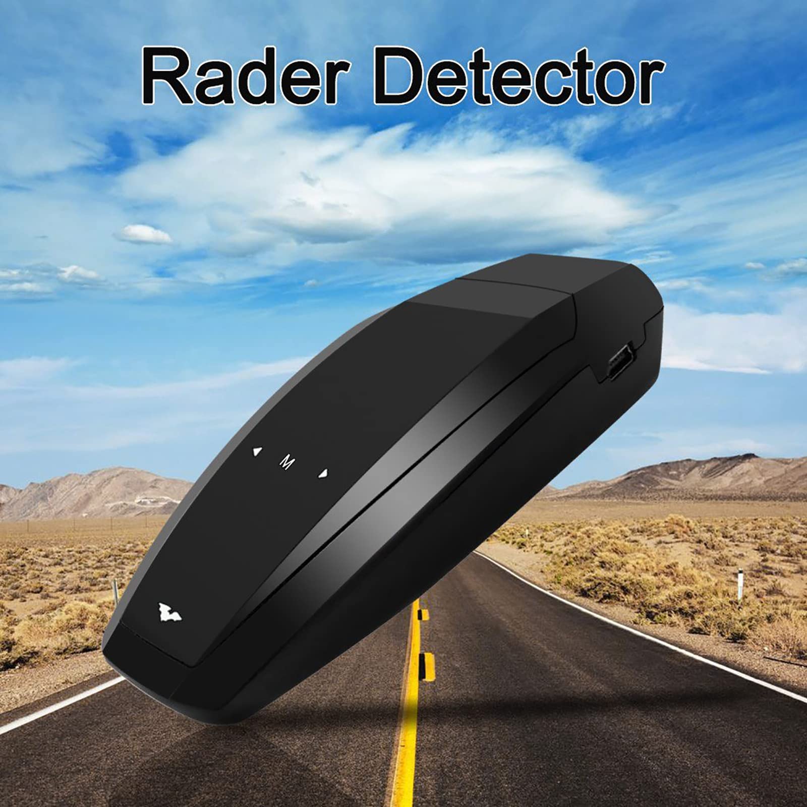 Voiture Détecteur De Radar, Système D'alerte Vocale, Compteur De Vitesse en Mode Ville Et Autoroute, Routes en Temps réel avec Voix alerteAffichage