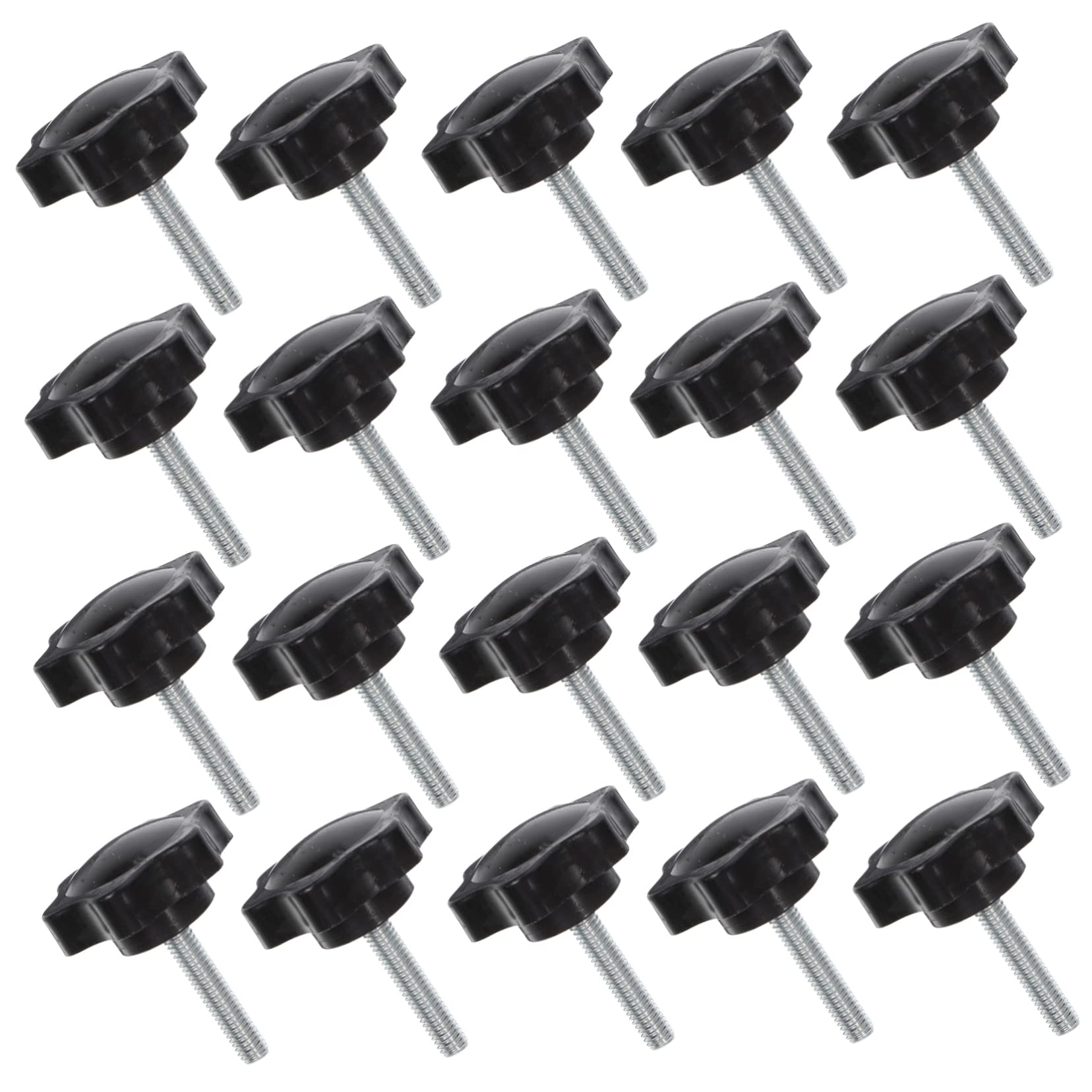 LIFKOME M6x30mm 20pcs Clamping Screw Knob Knobs Handle Clamping Screws for Patio Swing