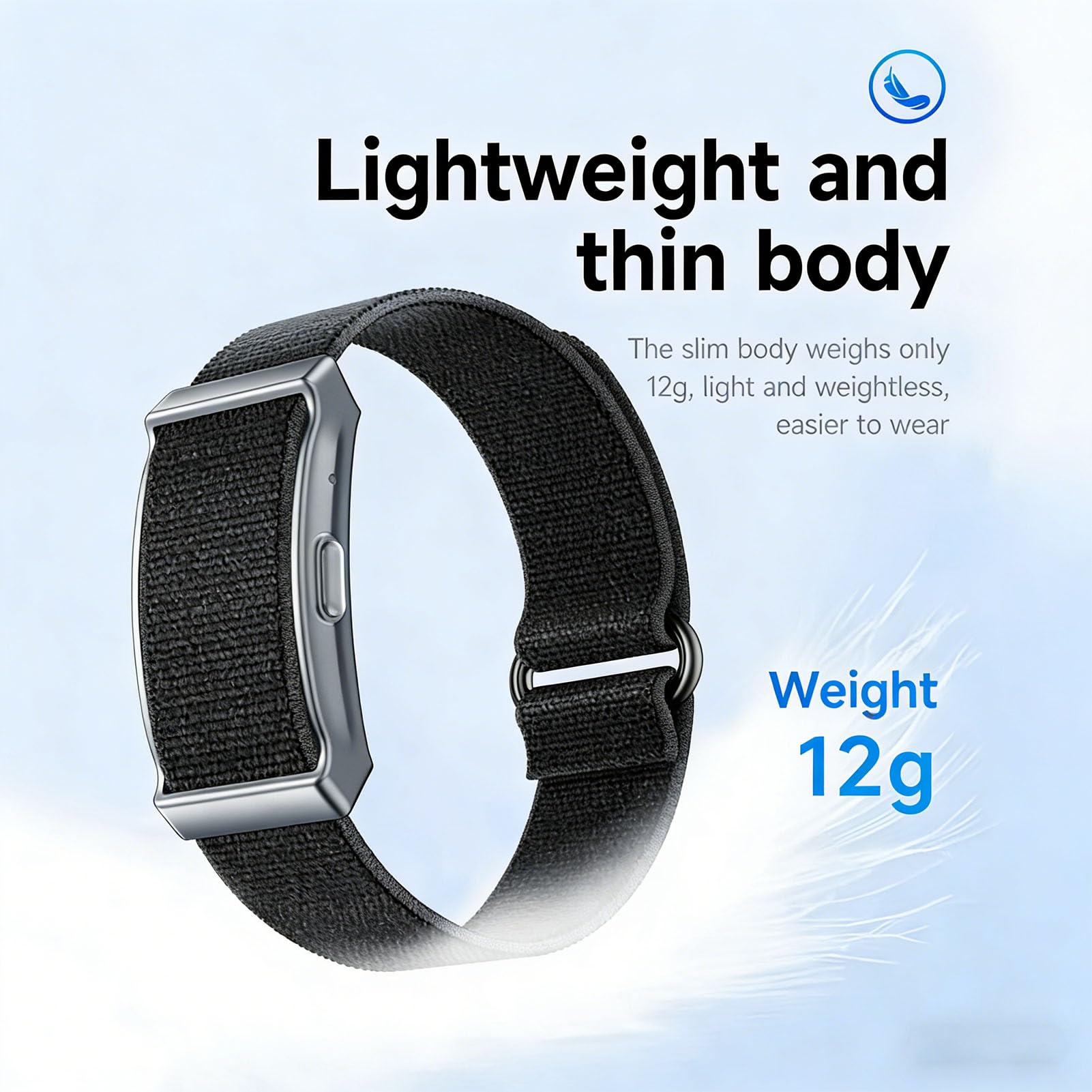 findtime Fitness Tracker d'Activité Bluetooth Sport Bracelet Suivi Sommeil Cardio Étanche 10+Modes de Sport 20 Jours de Batterie