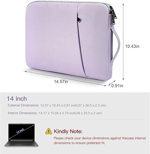 Miniatura 24 de Bolsa para laptop de 15.6 pulgadas para HP ENVY X360/Pavilion 15.6/ProBook/OMEN 15, Lenovo IdeaPad 15.6, Acer Aspire/Chromebook 15, Dell Inspiron