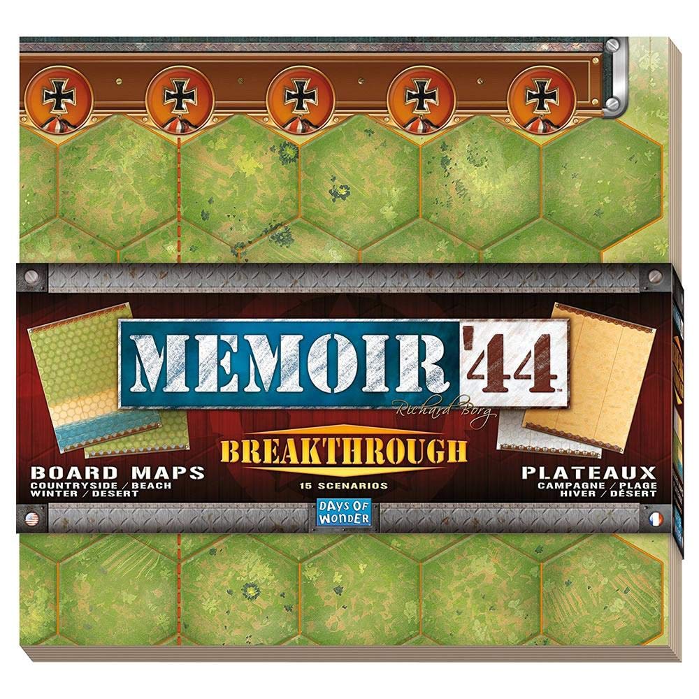 Memoir '44 Breakthrough Kit Board Game EXPANSION - 2 Double-Sided Oversize Maps for Epic WWII Battles! Strategy Game for Kids & Adults, Ages 8+, 2 Players, 30-60 MinPlaytime, Made by Days of Wonder