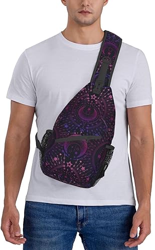 Miniatura 5 de IRIHISKY Sling Bag for Men Women Crossbody Backpack Casual Hiking Daypack for Travel Sport Running Chest Bag